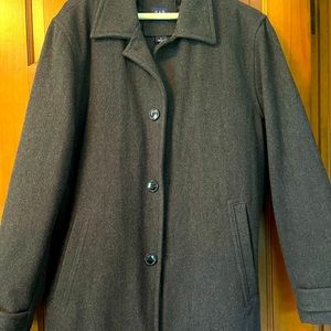 GAP Wool Peacoat - Gray - Mens Size Medium - Perfect Condition - Warm AF